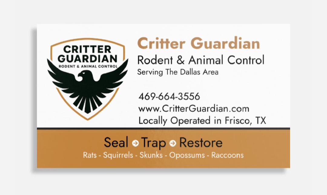 Critter Guardian Business Card